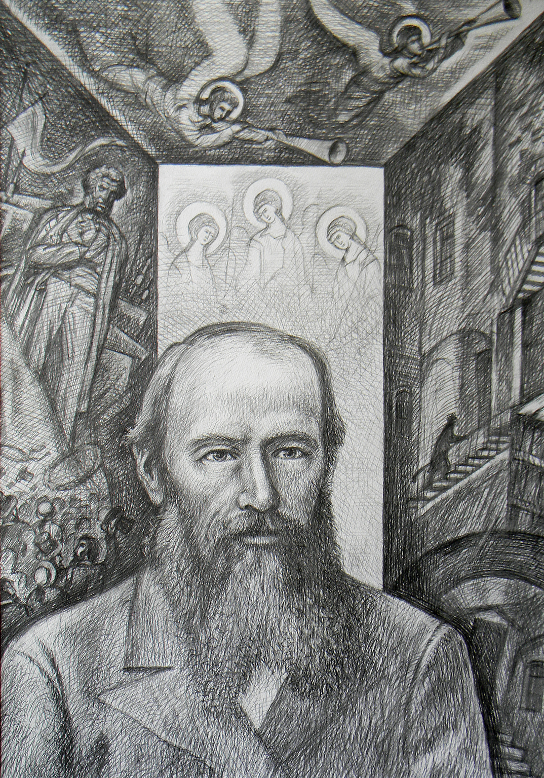 Тот же графический лист с увеличением.