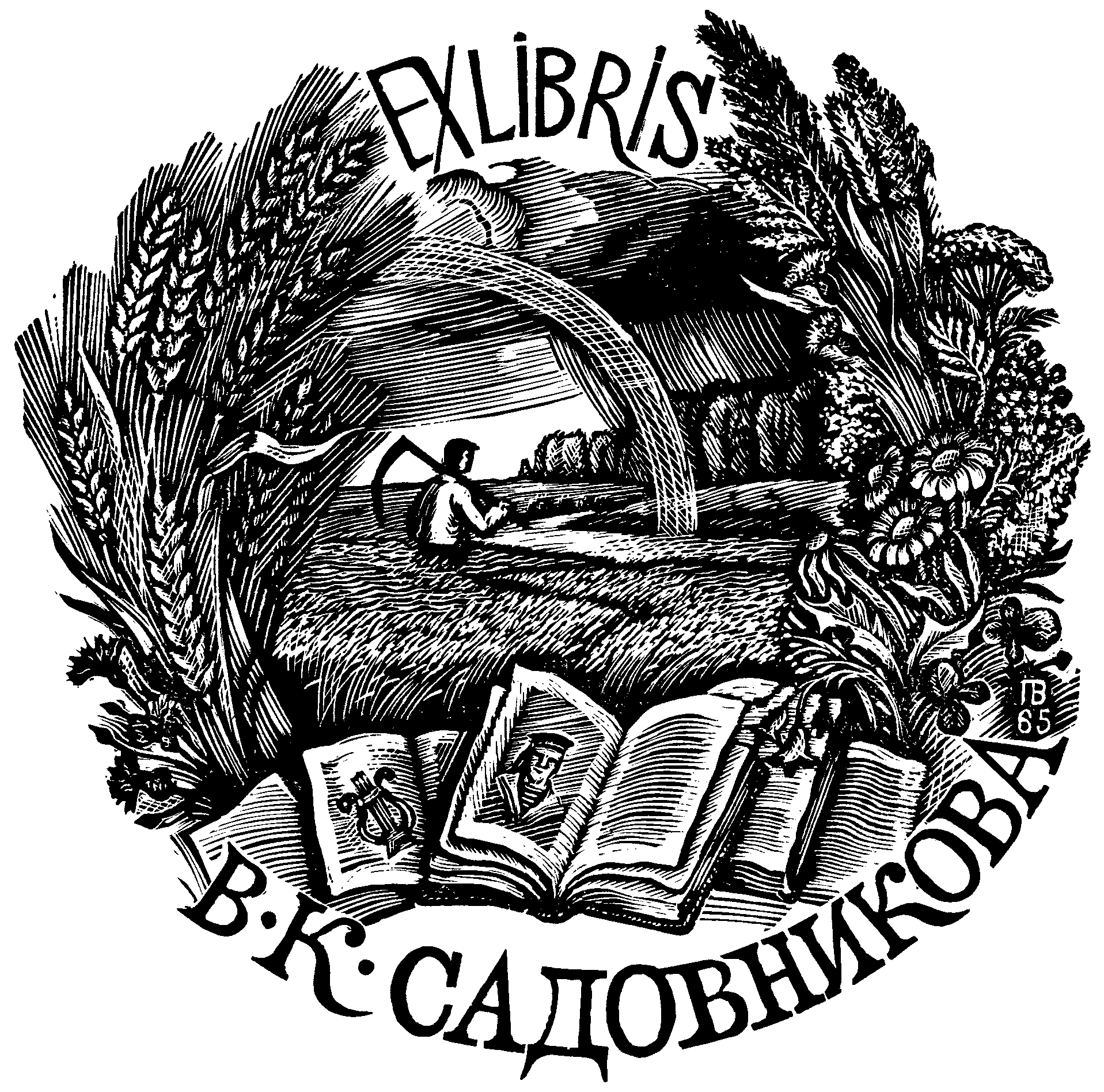 Тот же графический лист с увеличением.