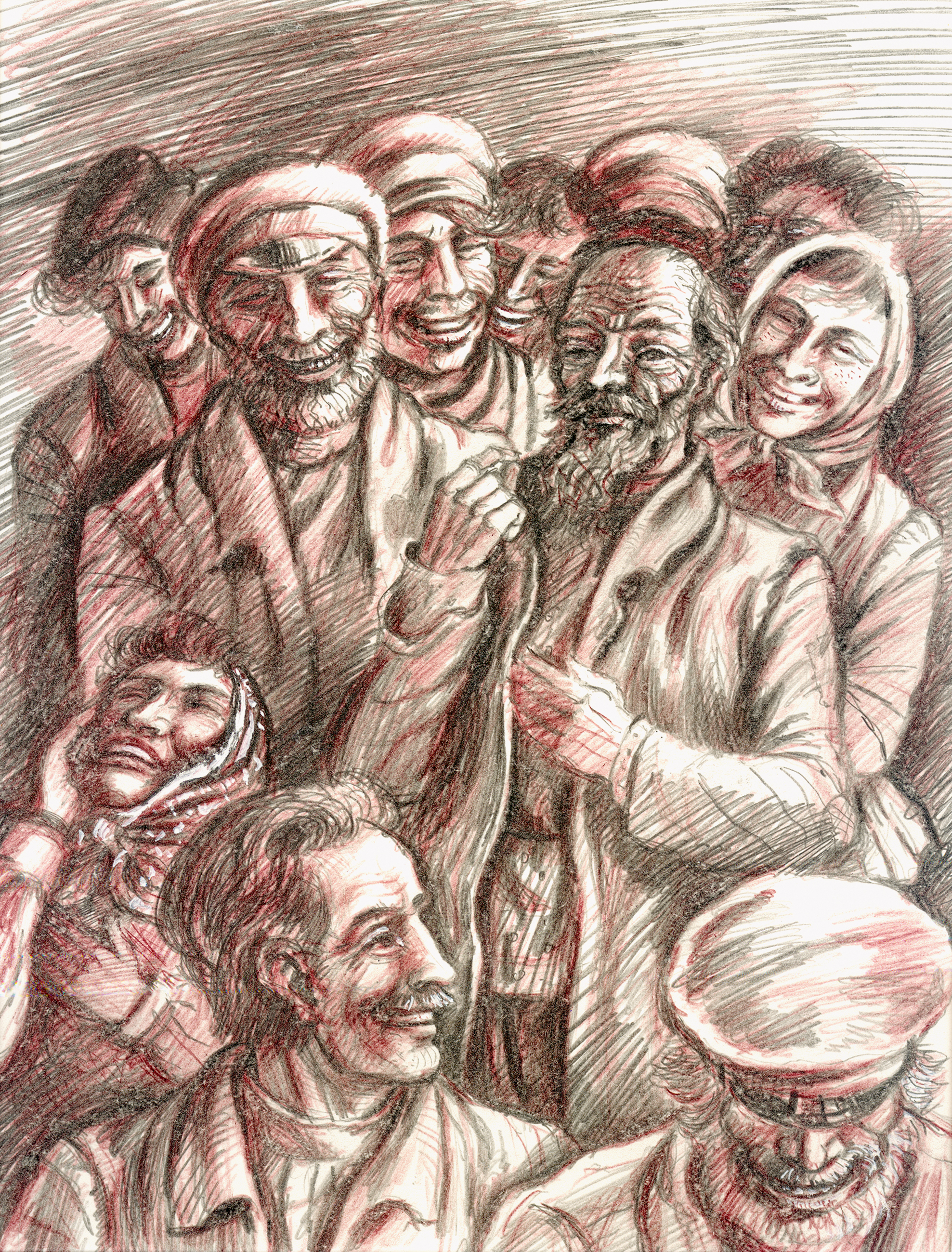 Тот же графический лист с увеличением.