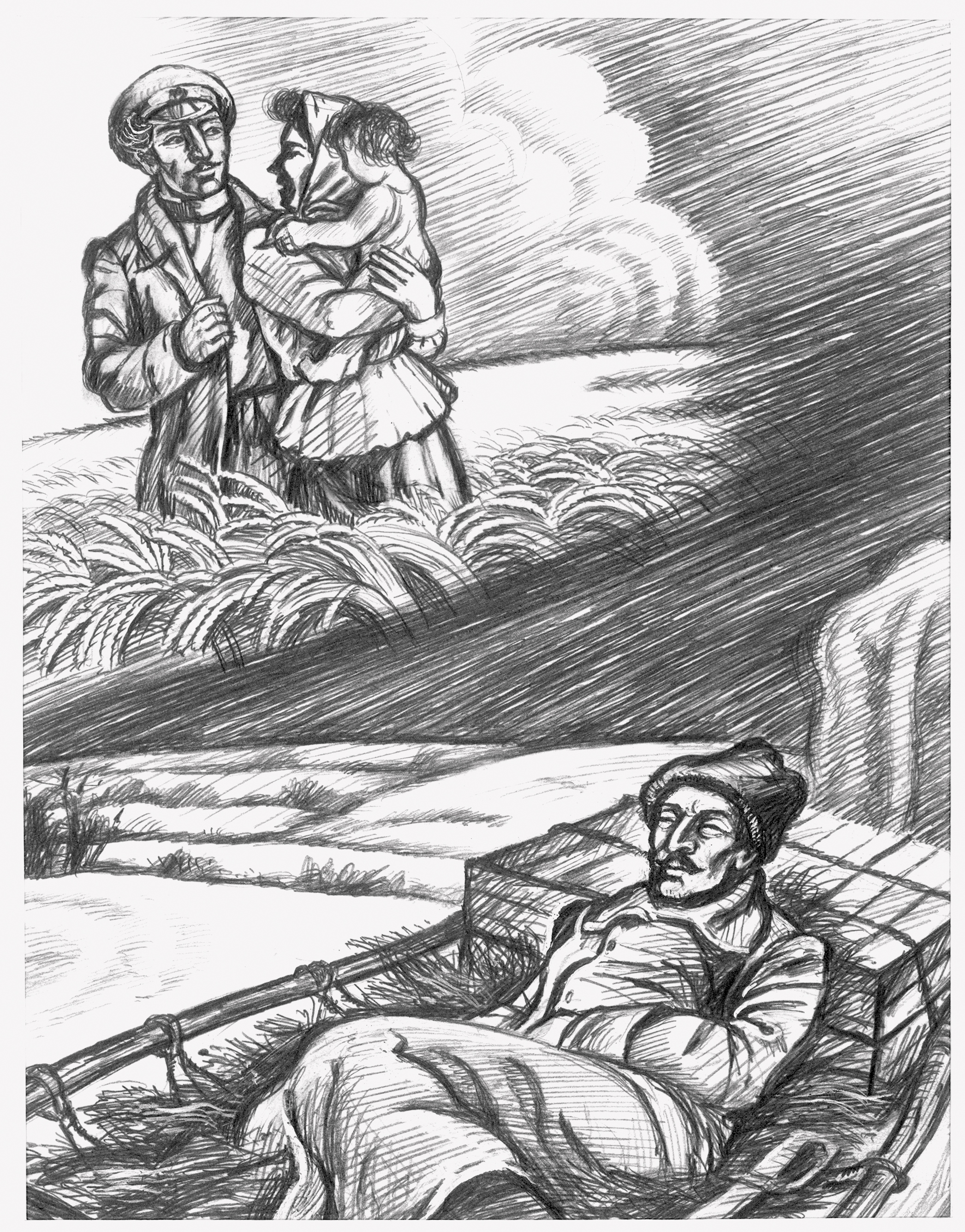 Тот же графический лист с увеличением.